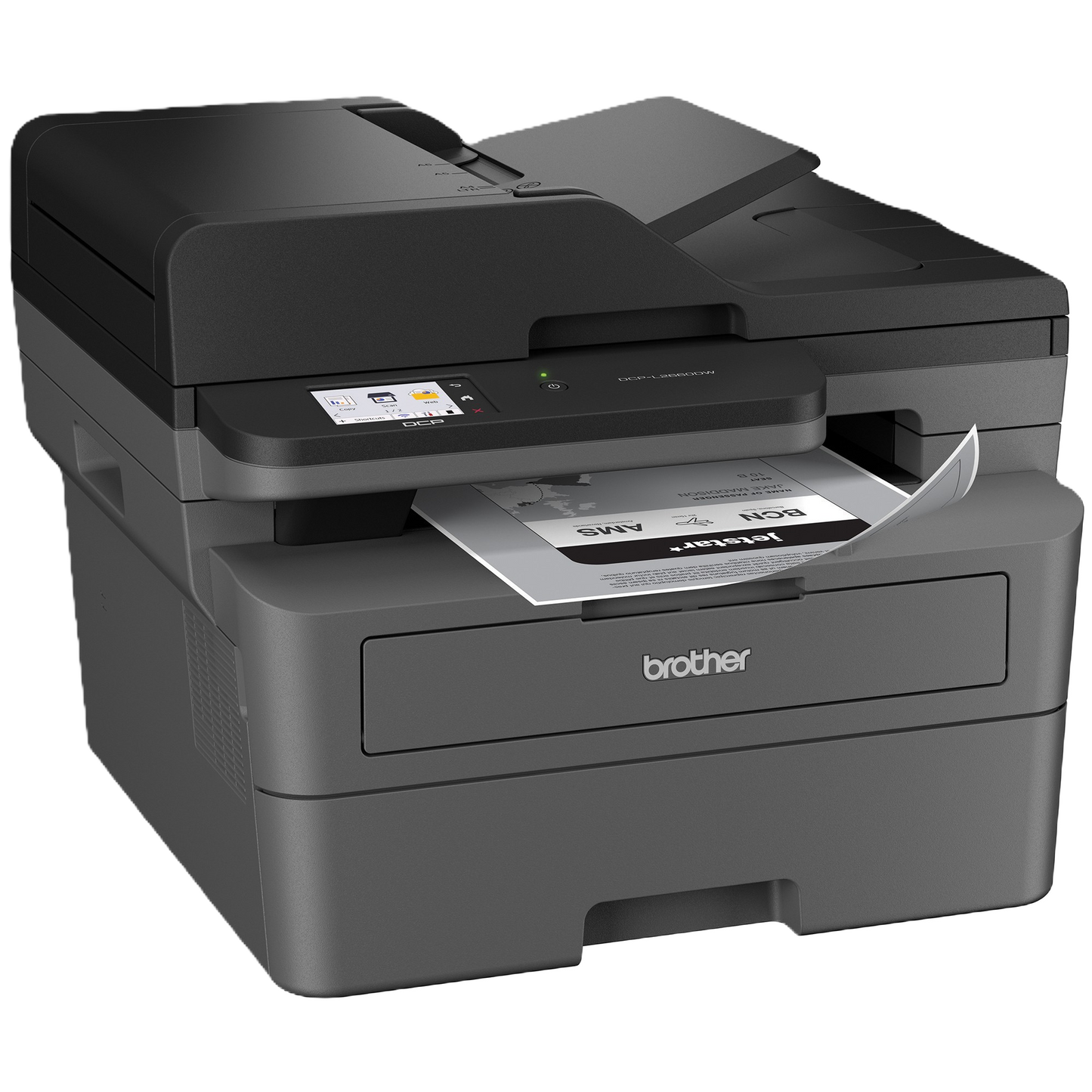 Brother DCPL2660DW - Multifuncional láser blanco y negro duplex y móvil